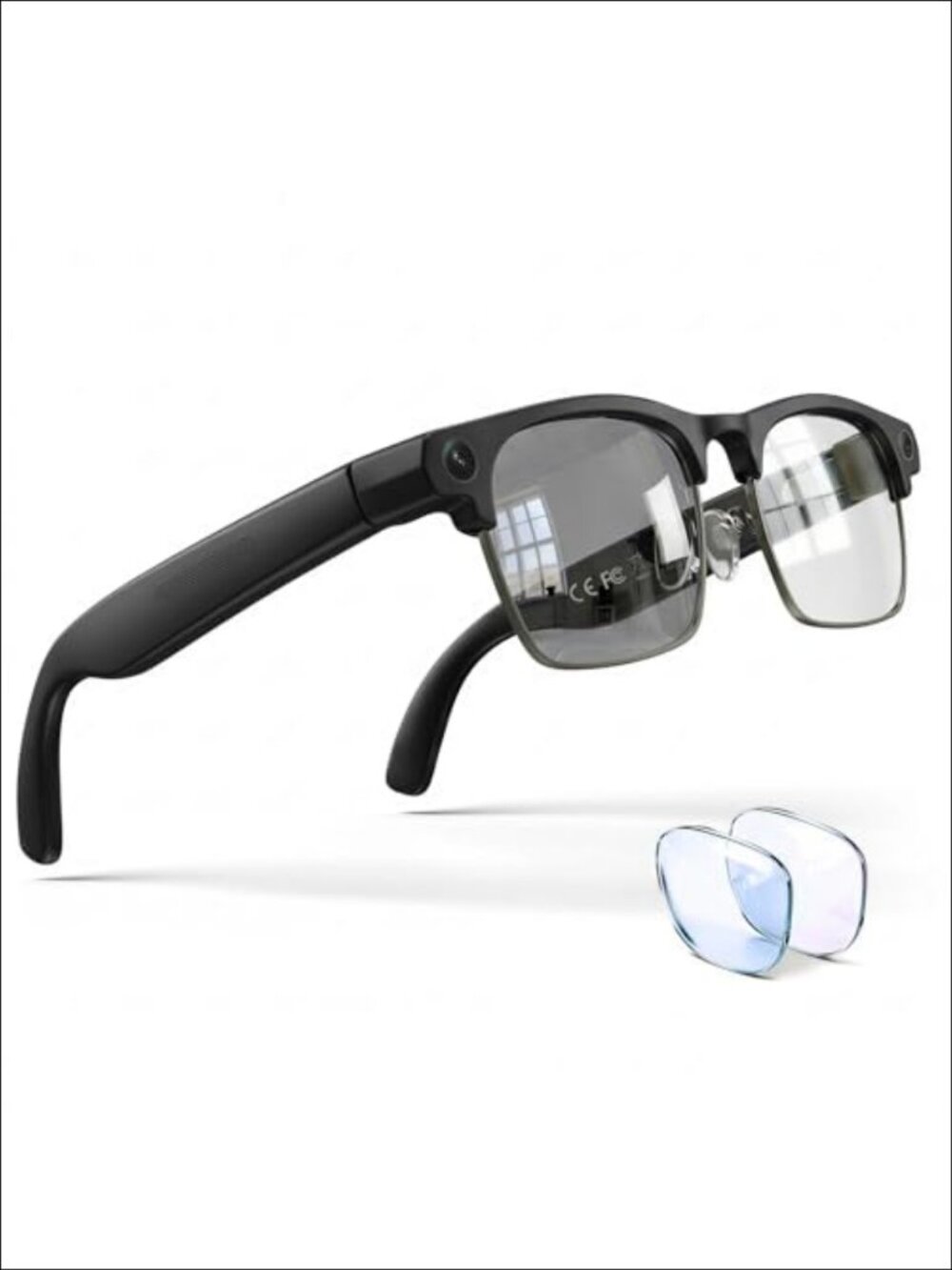 4K AI Smart Glasses Camera Bluetooth Call 130+ Language Translation
